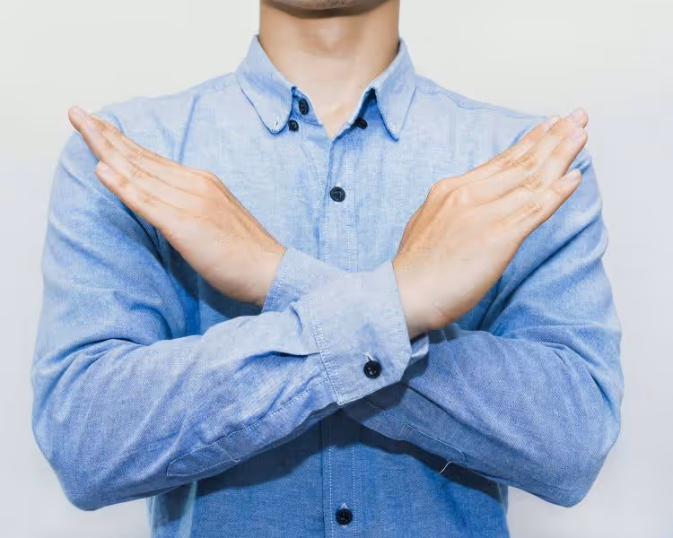 Man with arms crossed