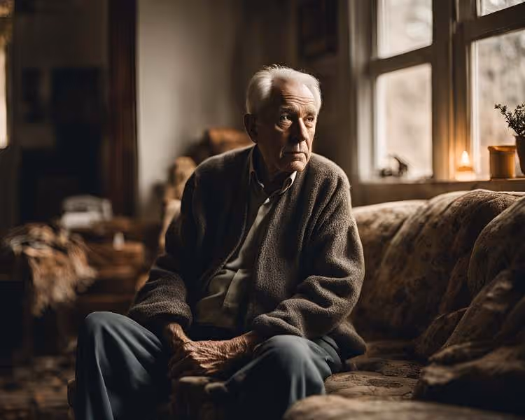 senior wondering when he should move to a retirement home