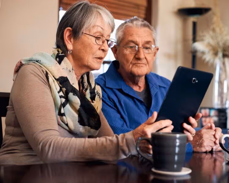 senior couple planning for retirement