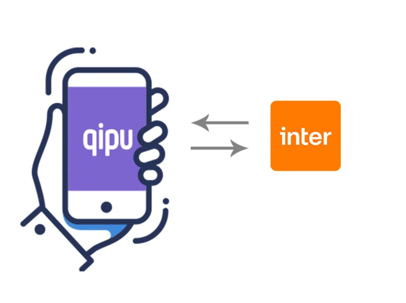 Integração bancária Banco Inter no aplicativo Qipu