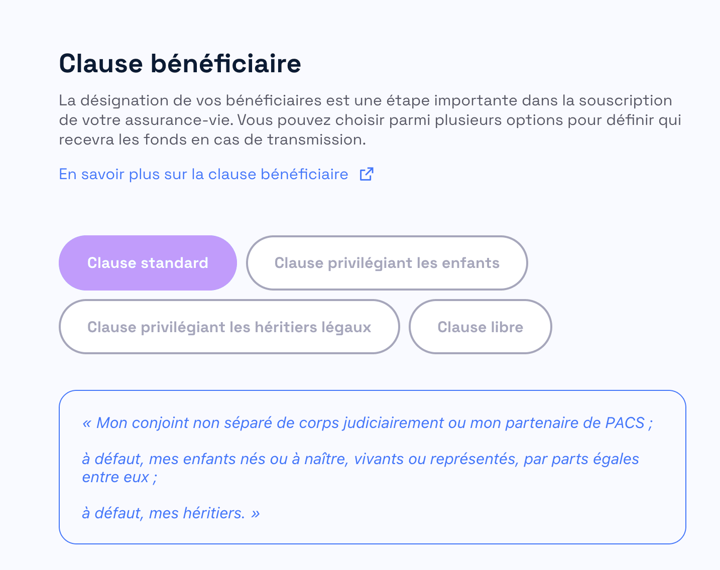 clause bénéficiaire déposée chez le notaire