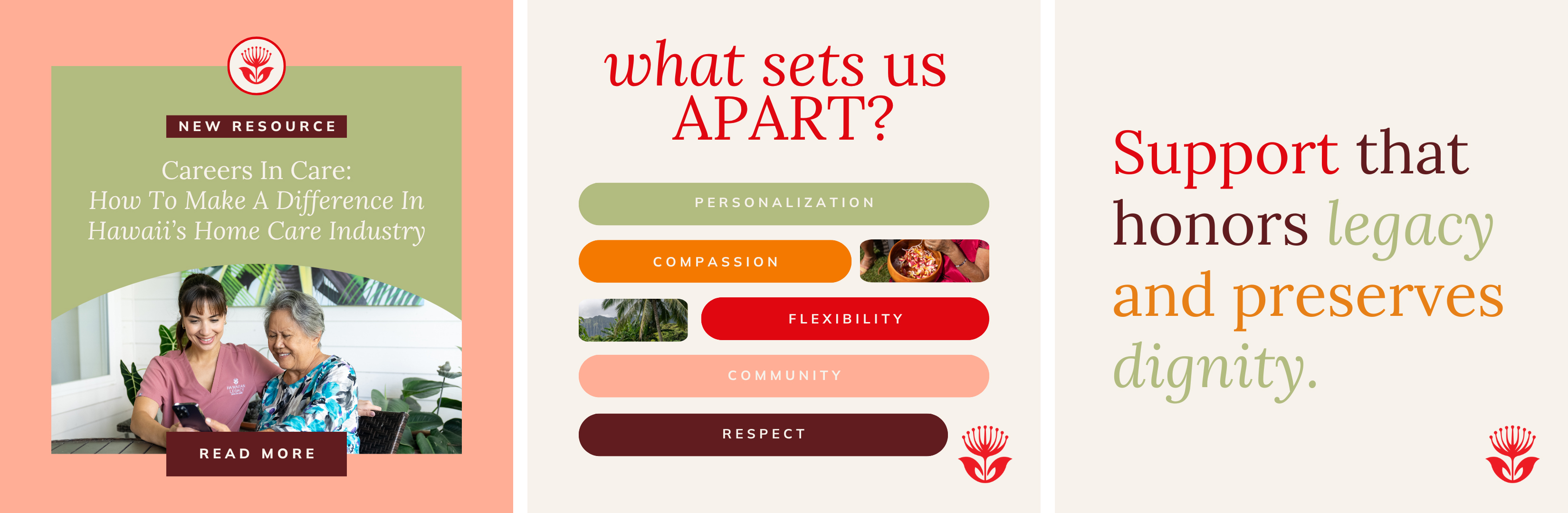 Hawaiian Legacy social media posts