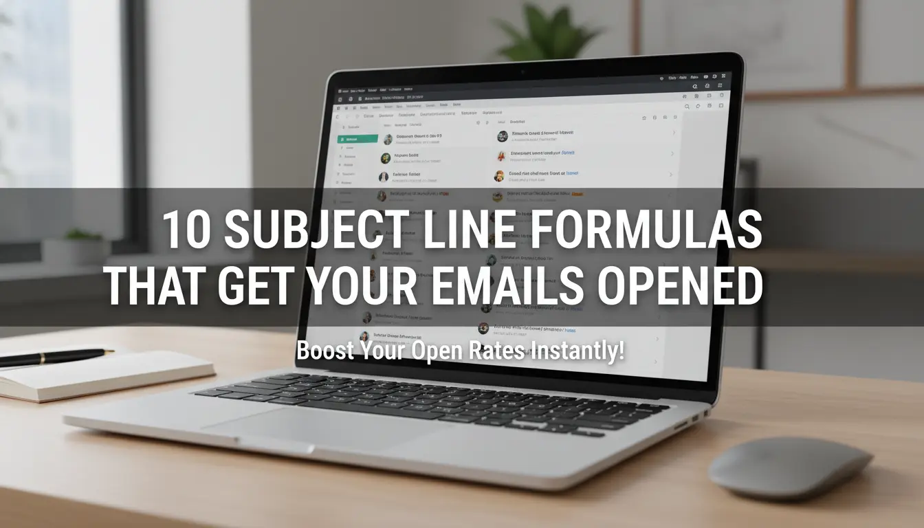 10 Subject Line Formulas That Get Your Emails Opened