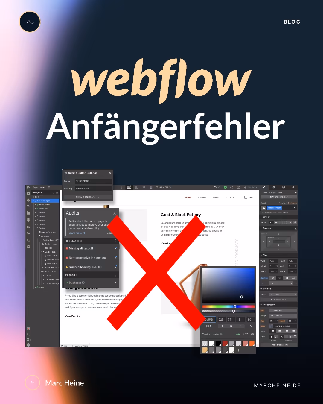 webflow-anfänger-fehler, versuche-diese-fehler-zu-vermeiden