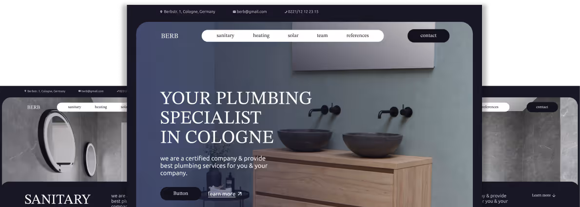 Marc Heine Berb Plumbing Template image