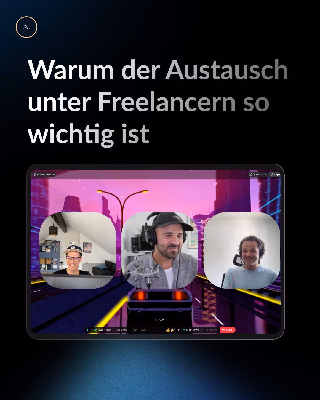 Warum der Austausch unter Freelancern so wichtig ist Titel Bild