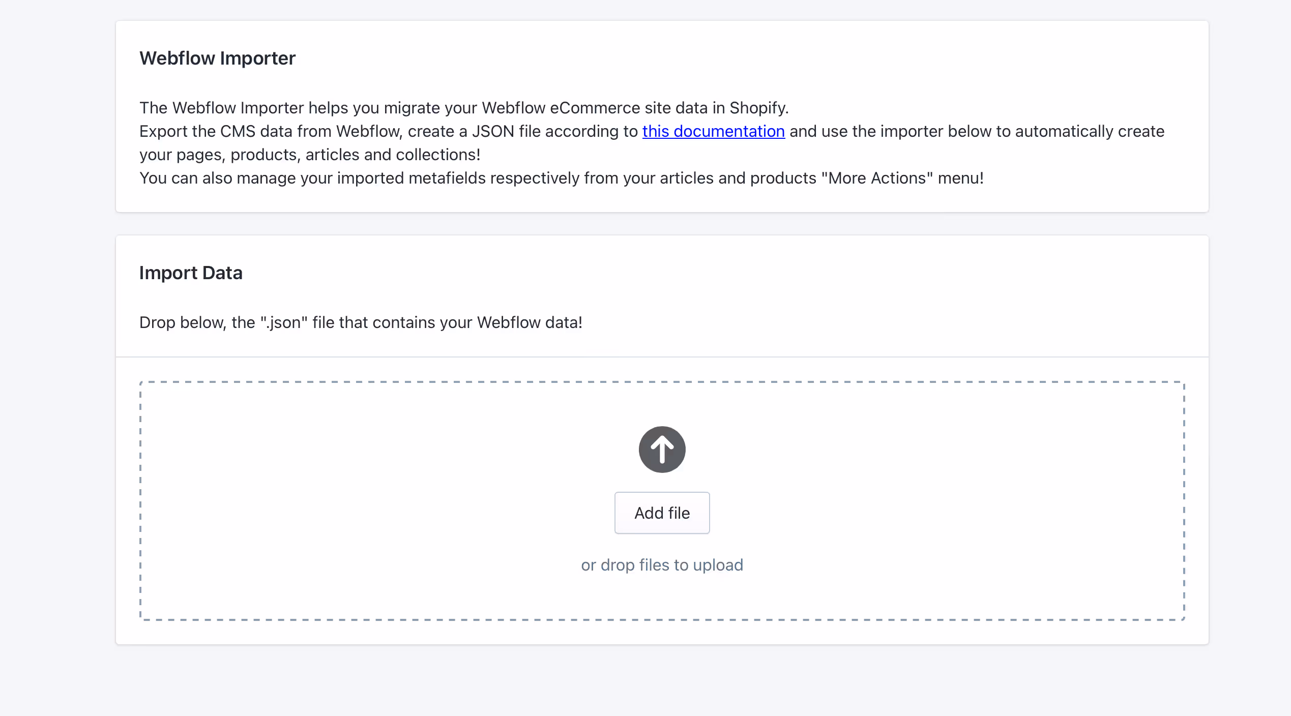 shopify-import-data
