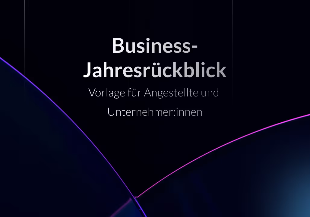 Business Jahresrückblick image