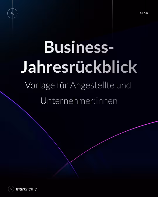 Business Jahresrückblick Foto