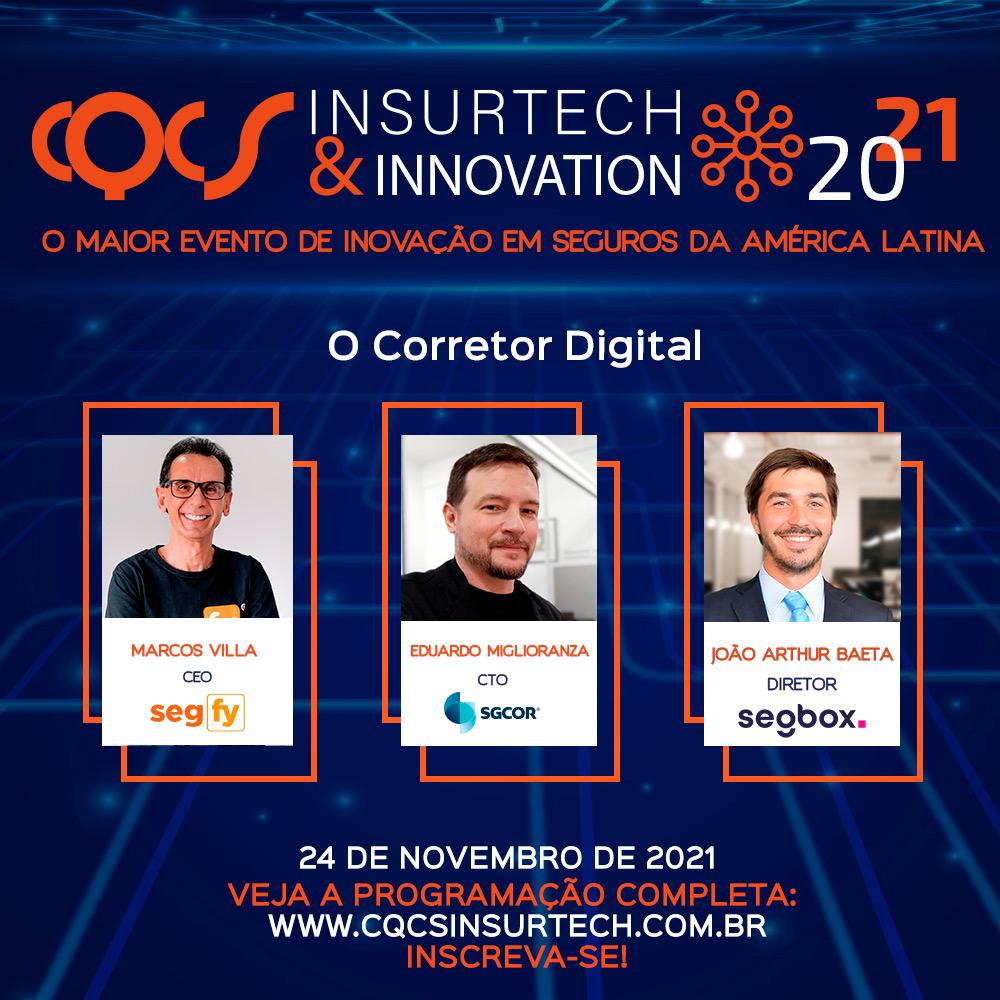 CEO da Segbox participa do CQCS Insurtech & Innovation 2021