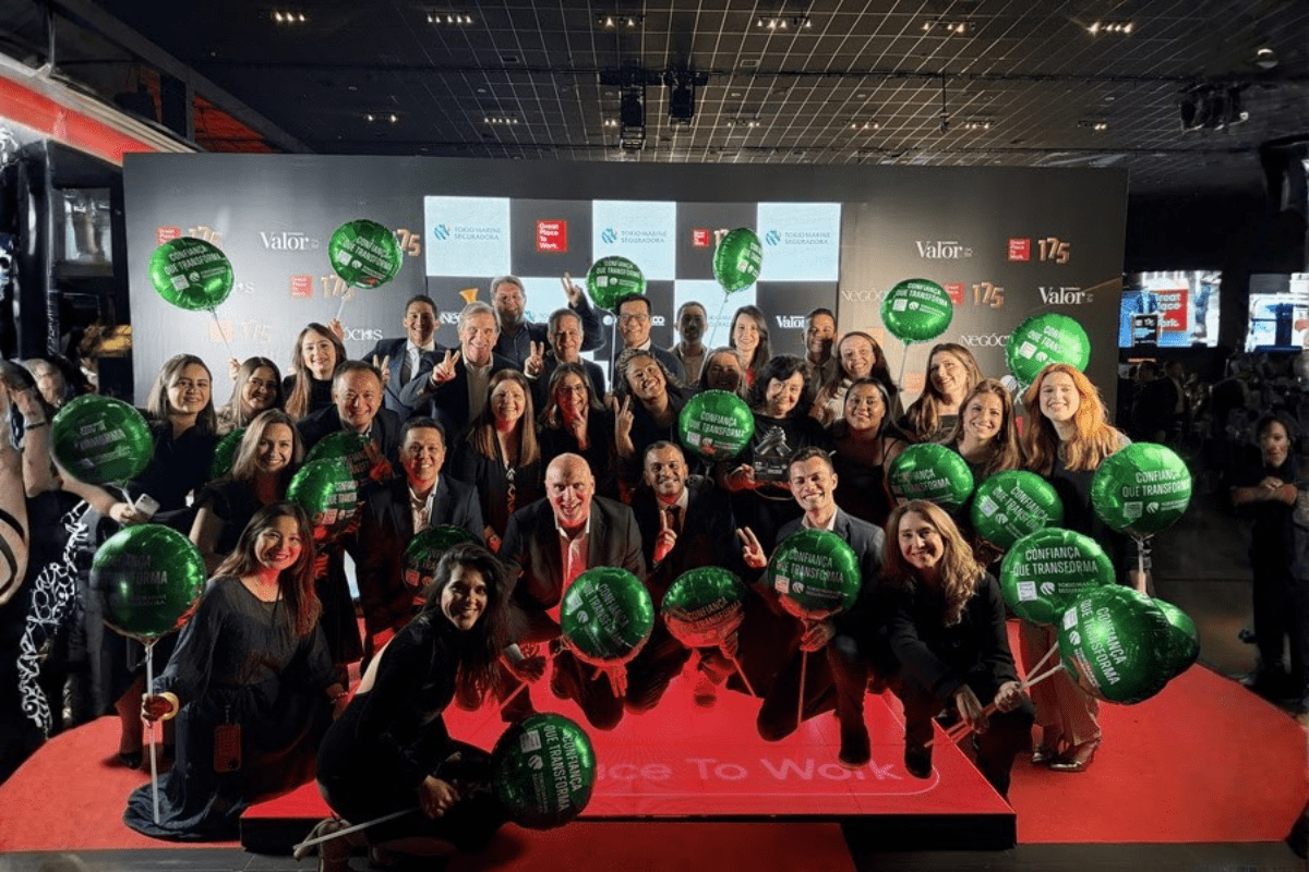 Tokio Marine é eleita a 2ª Melhor Empresa para Trabalhar no Brasil
