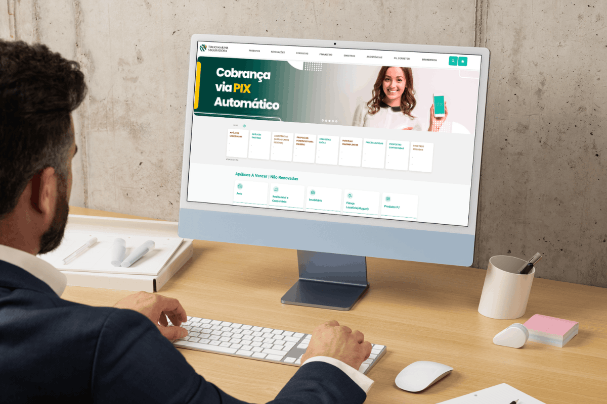 Corretor da Tokio Marine ganha dashboard de inadimplência para organizar a gestão da carteira 