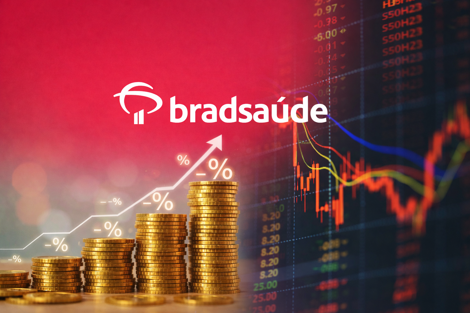 Receita da Bradsaúde cresce 11% no segundo trimestre do ano, alcançando R$ 14 bi