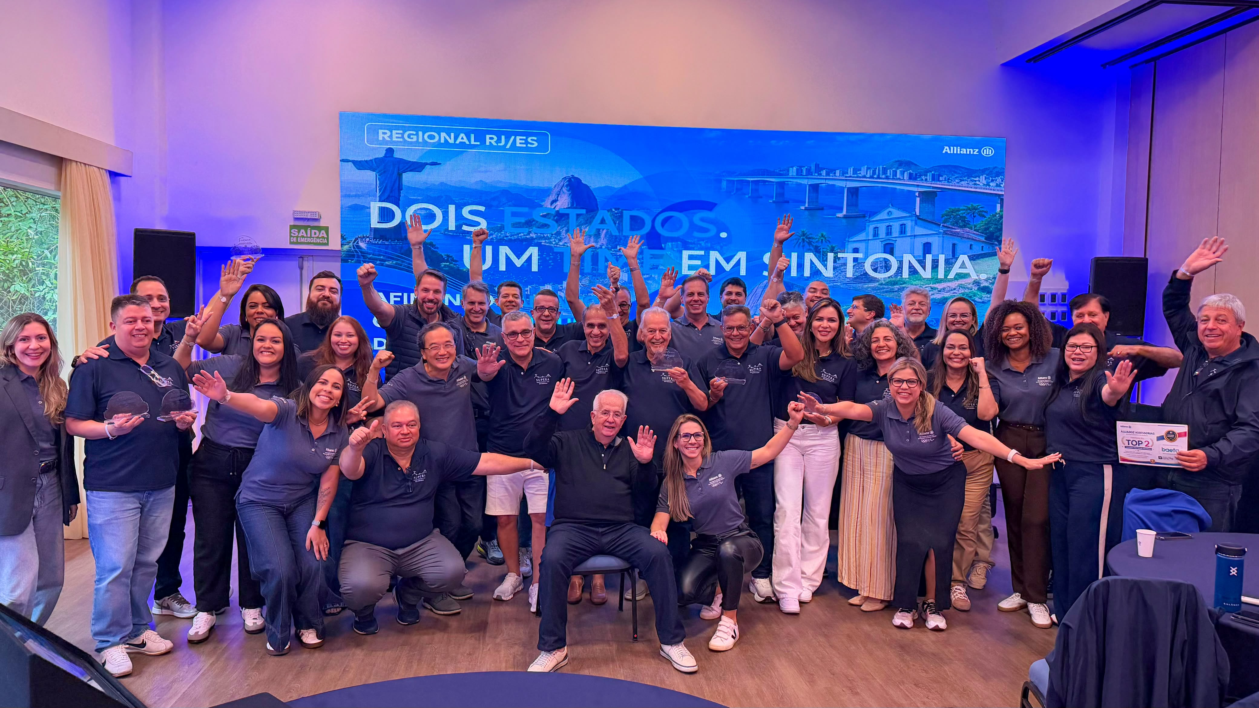 Allianz celebra resultados e homenageia assessorias da Aconseg-RJ