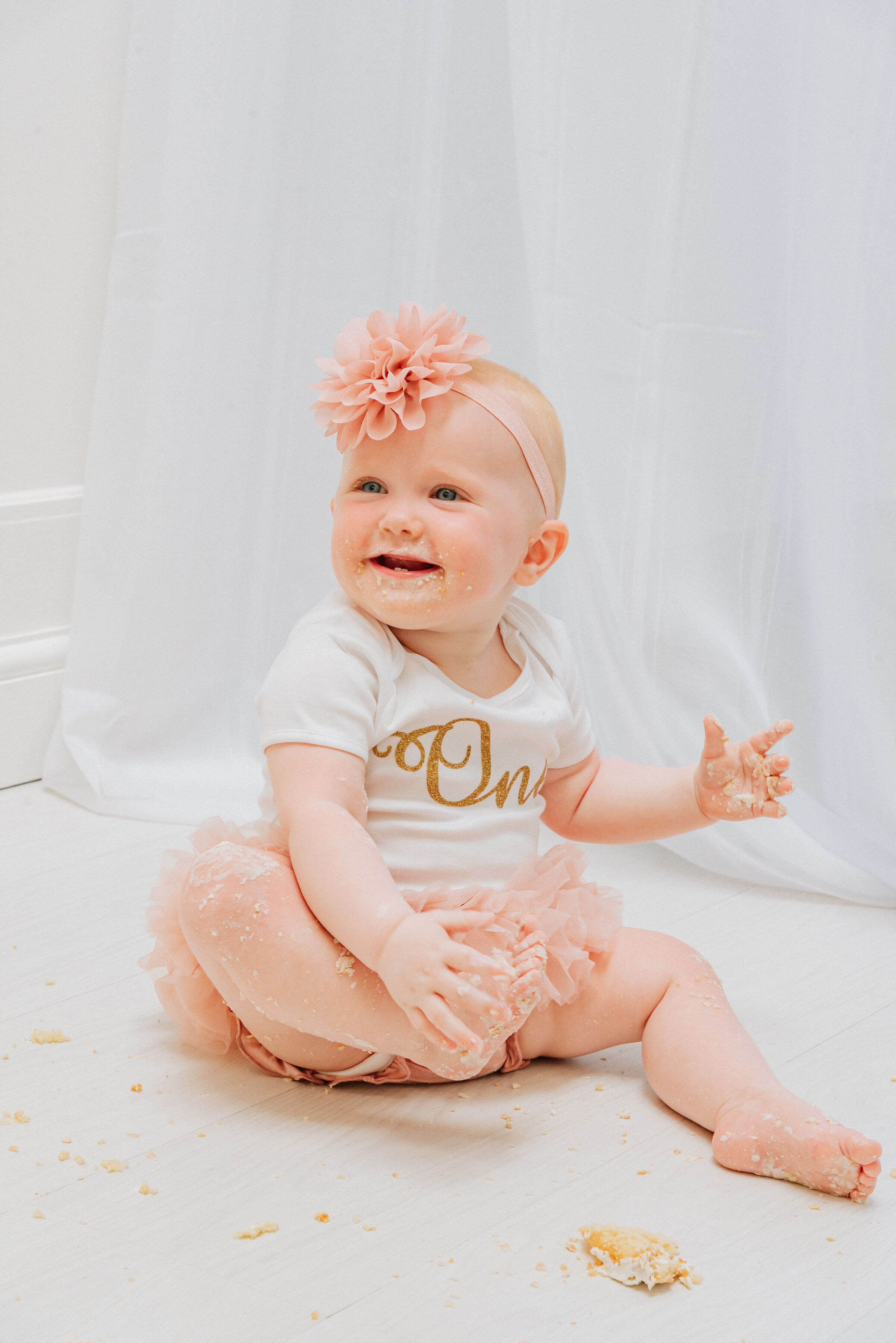 A cheeky smile from Baby Delilah, shot by Gemma Randall ©