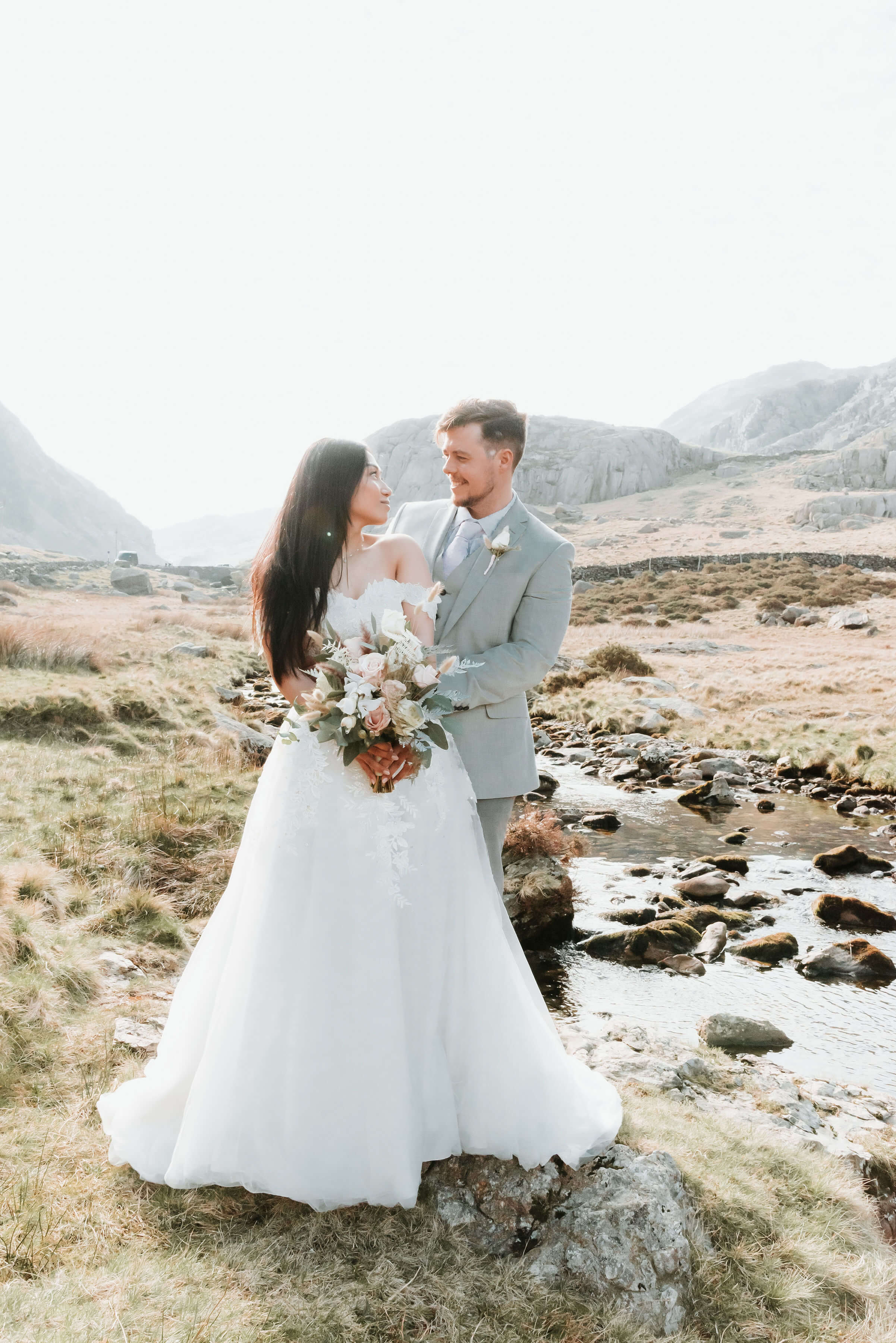 Denice & Sean's Wedding Shoot in Snowdonia, Wales
