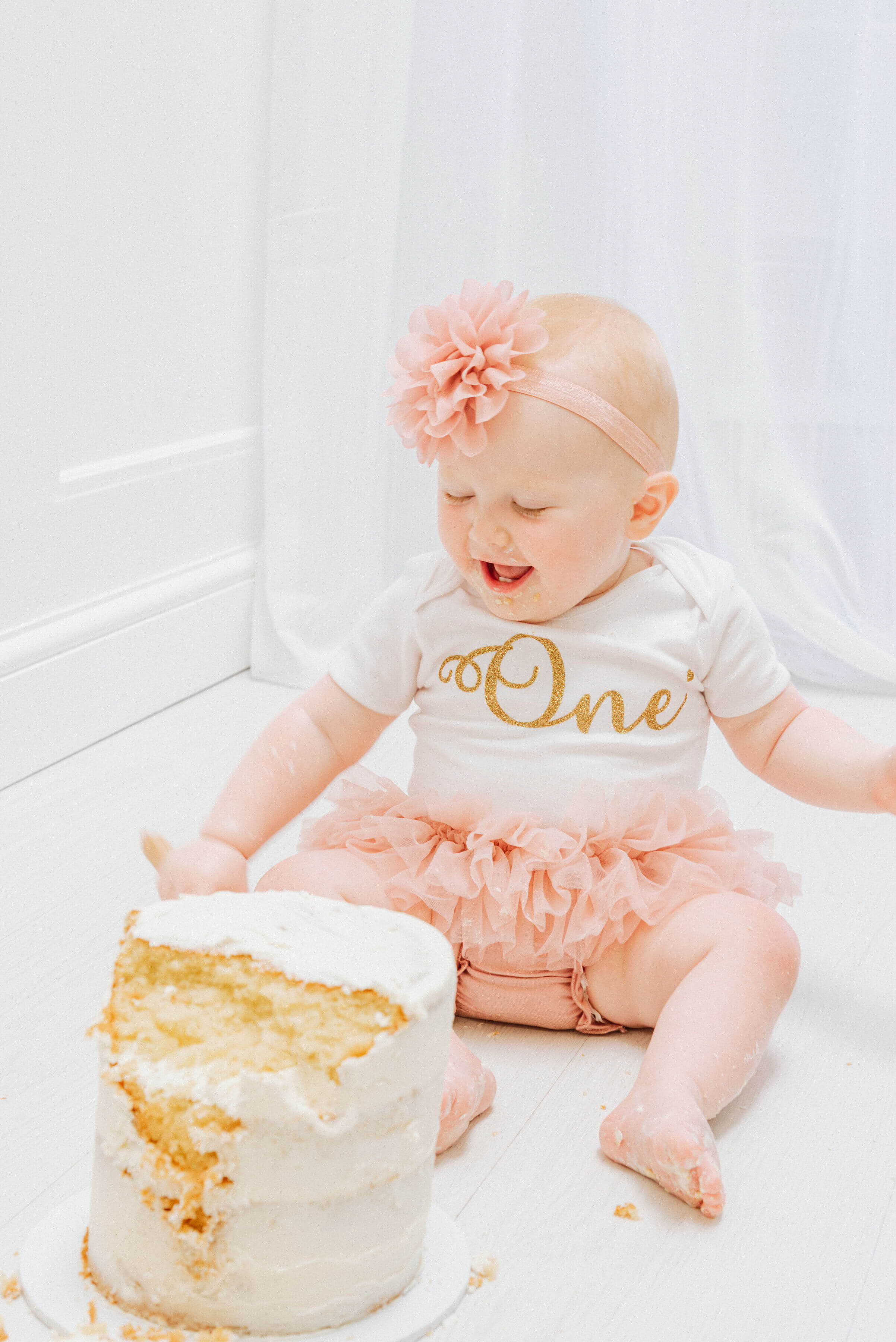Baby Delilah laughing, shot by Gemma Randall ©