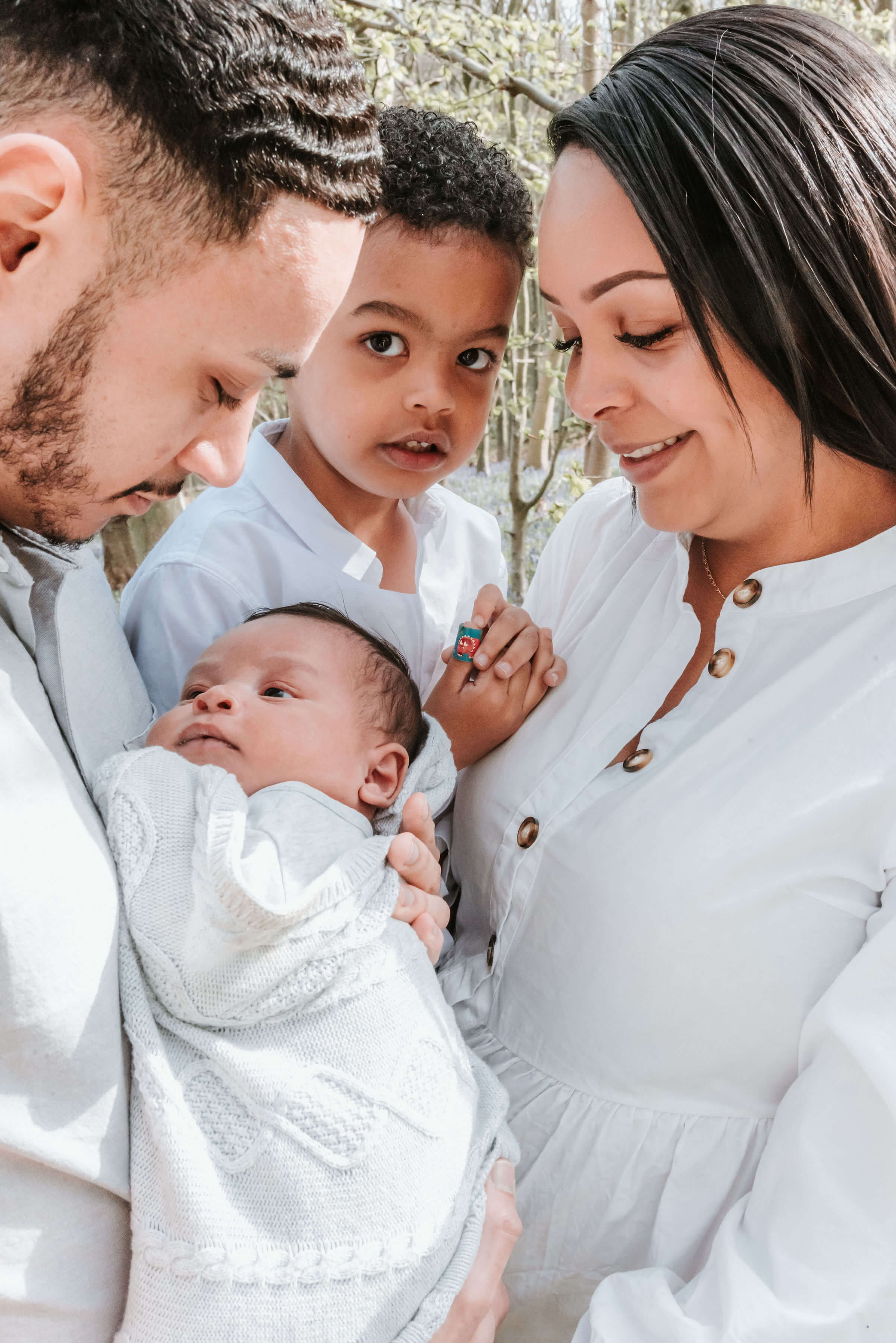 Family portrait of the Scantlebury's, shot by Gemma Randall ©