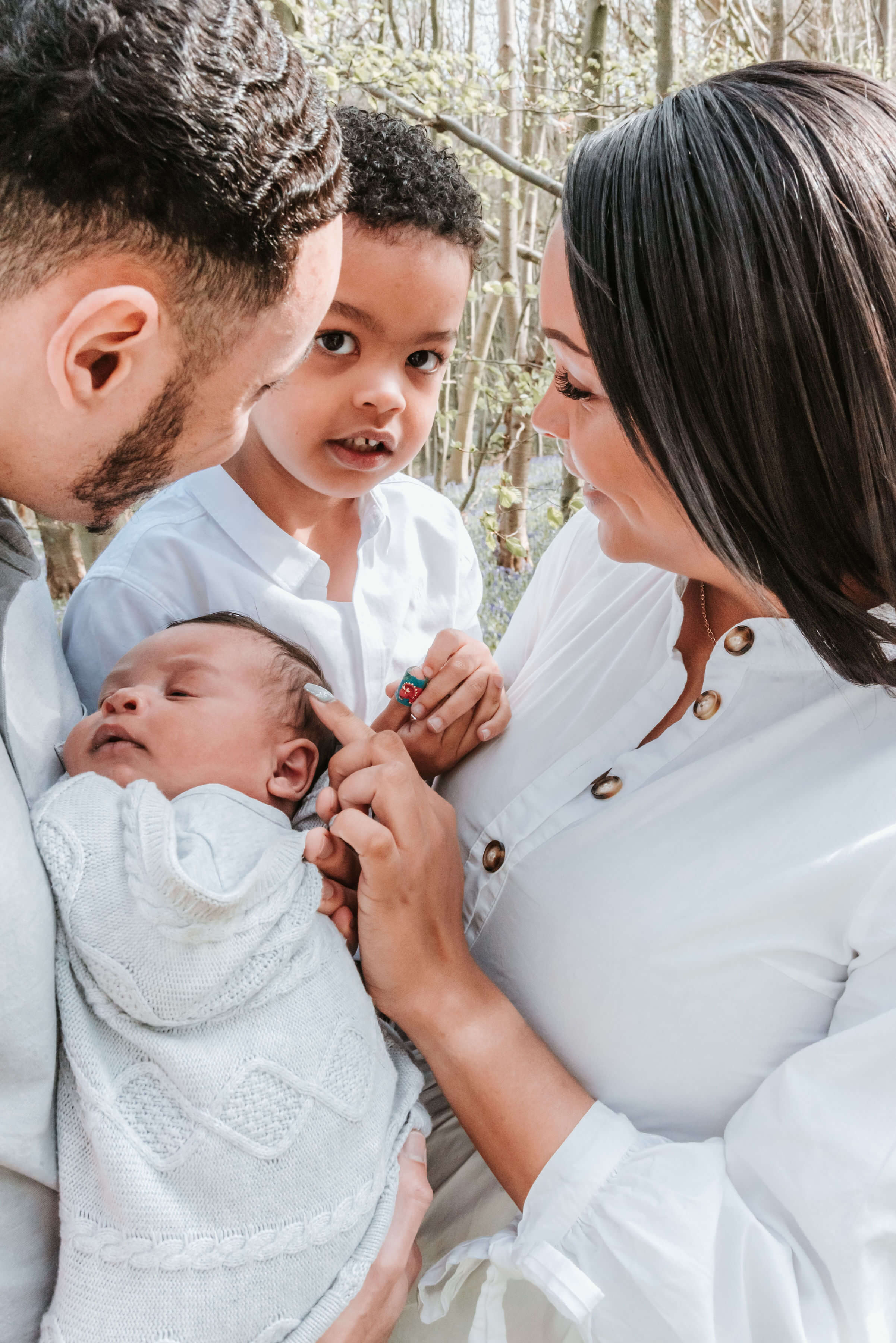 Family portrait of the Scantlebury's, shot by Gemma Randall ©