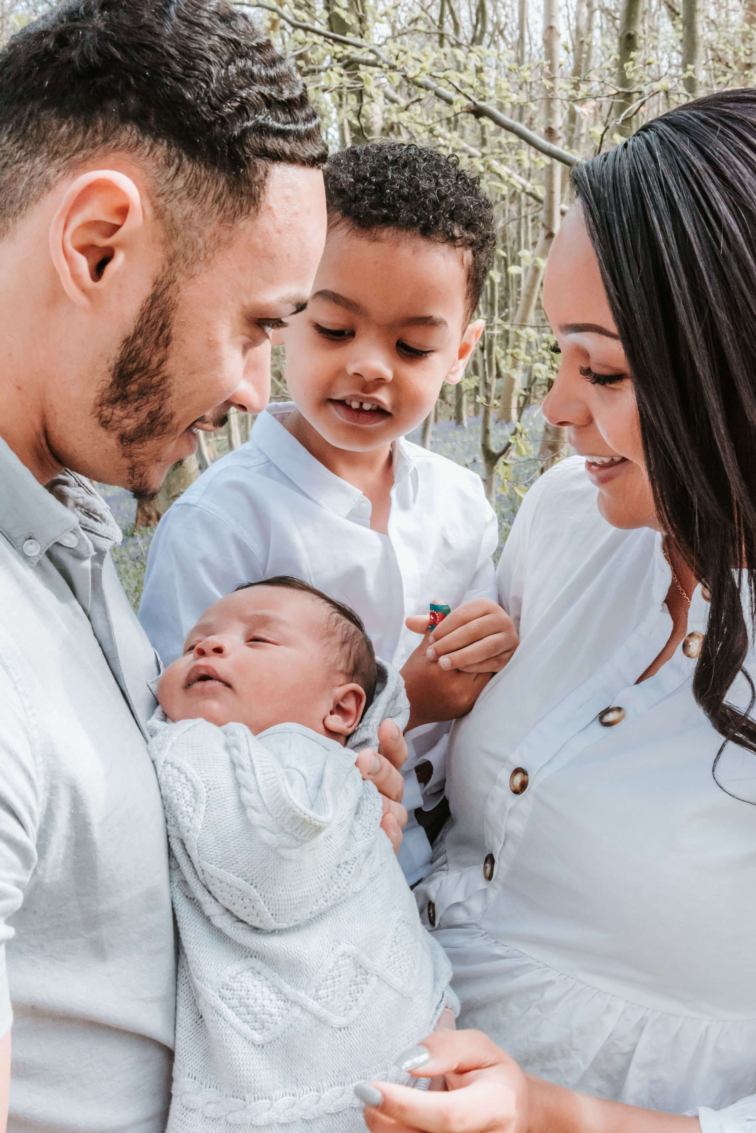 Sophie, Aaron, Arlo & Ovie, The Scantlebury's, shot by Gemma Randall ©