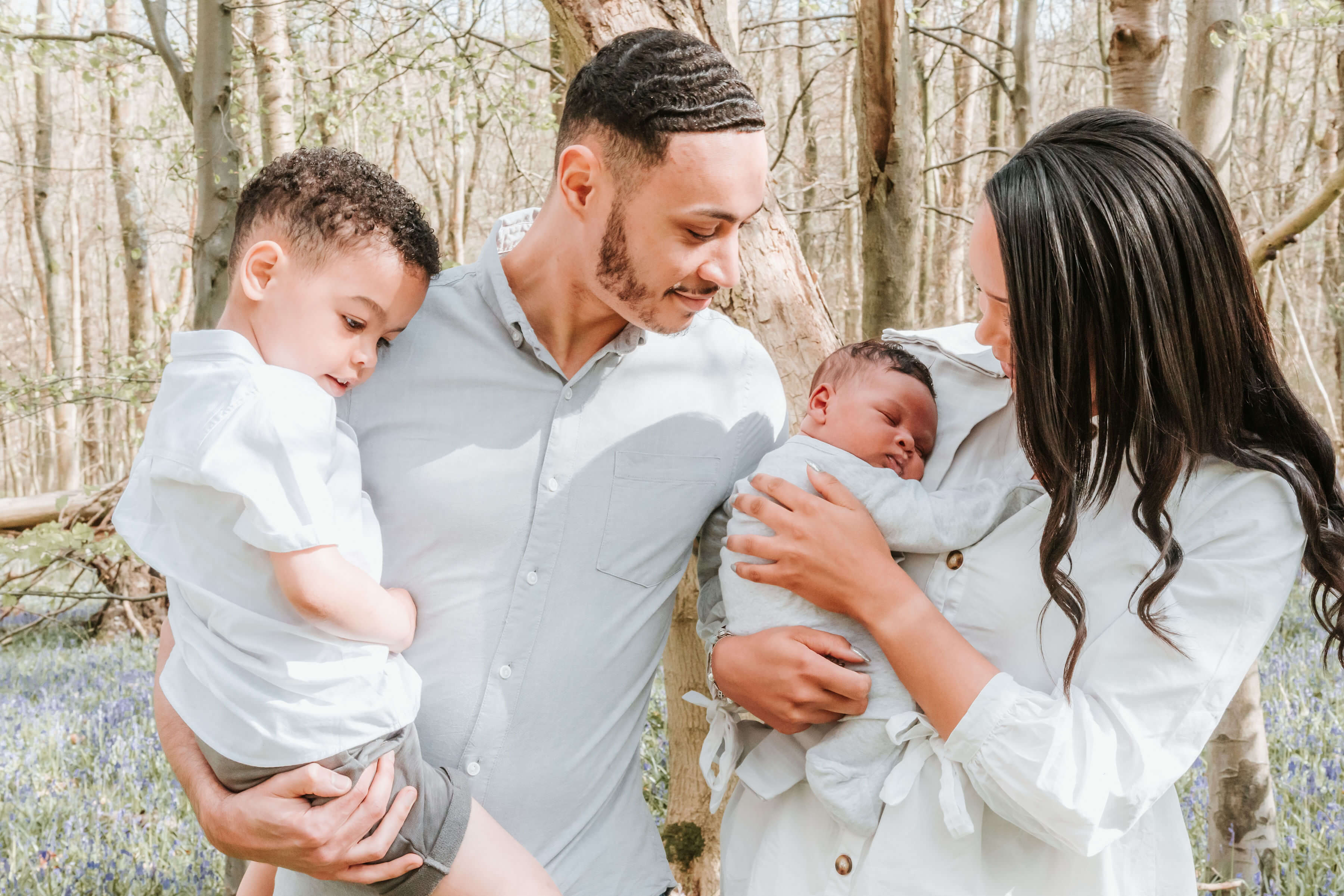 Family portrait of the Scantlebury's, shot by Gemma Randall ©