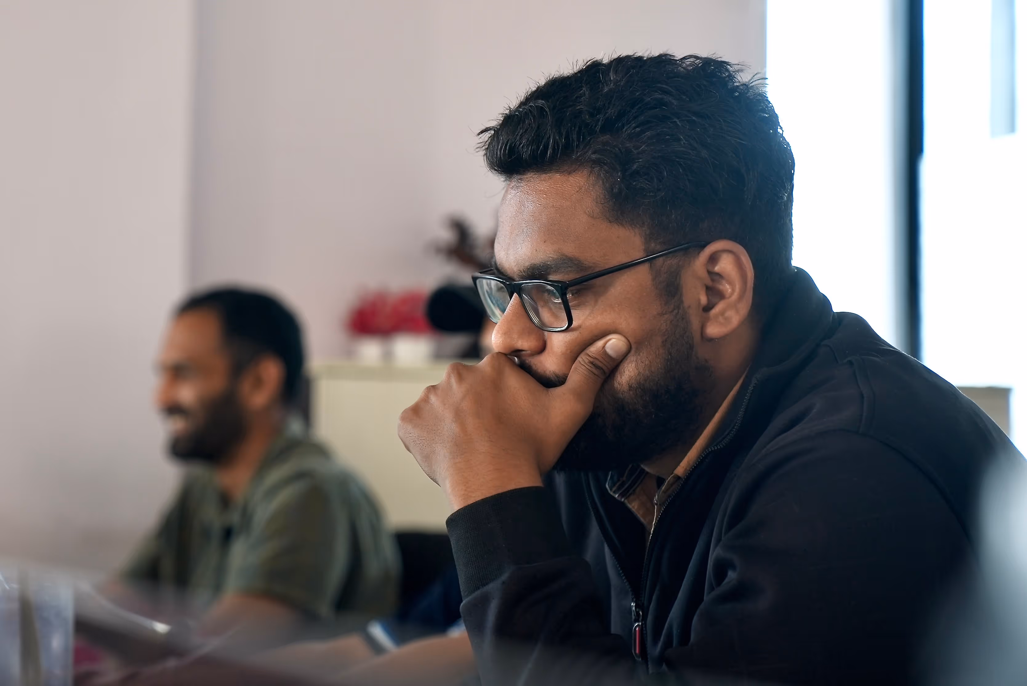 Accounting India BPO team assess tax compliance job.