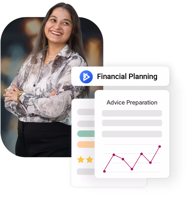 Financial planning outsourcing illustration