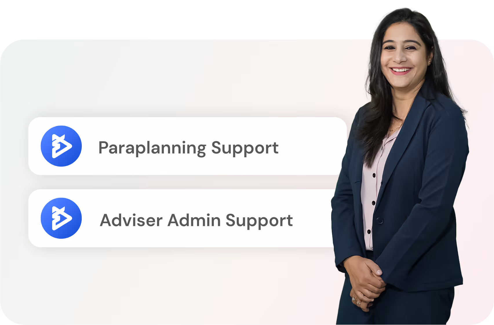 Financial planning outsourcing service tier card