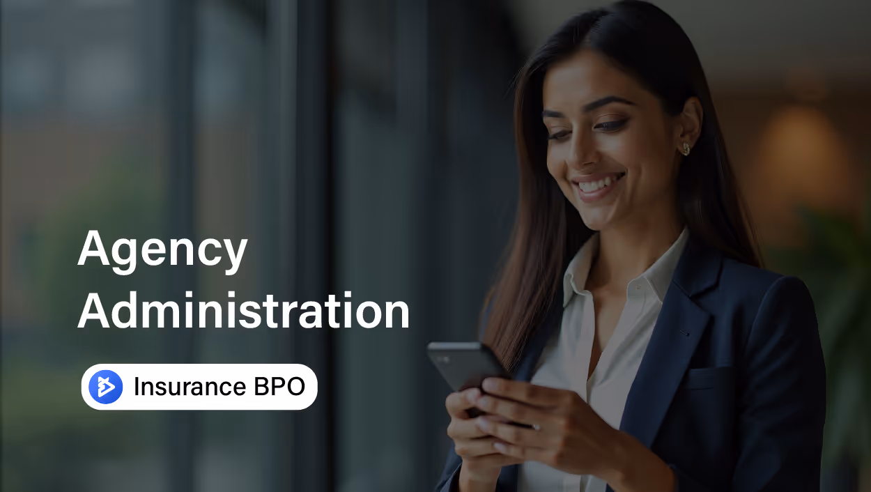 Insurance agency administration service illustration