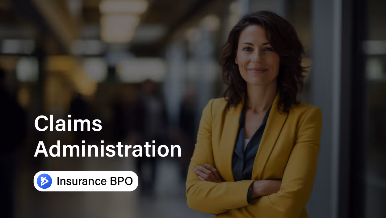 Insurance claims outsourcing service illustration