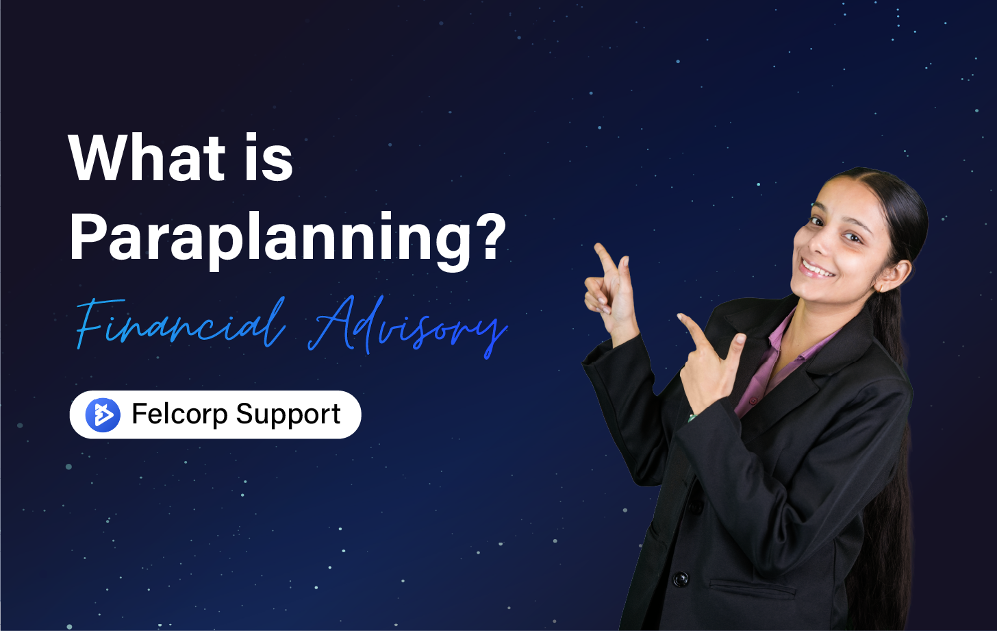 Man with Card saying Advice Recommendation offshore paraplanning