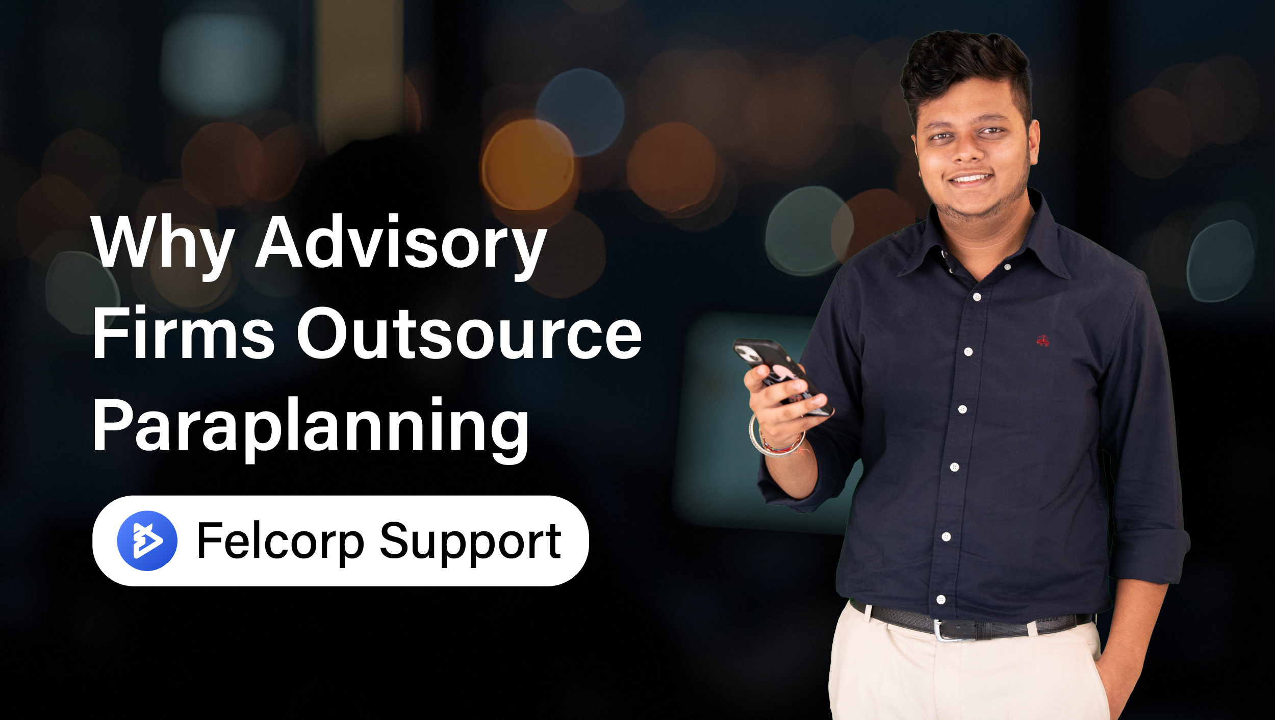 Financial adviser reviewing outsourced paraplanning recommendations at desk