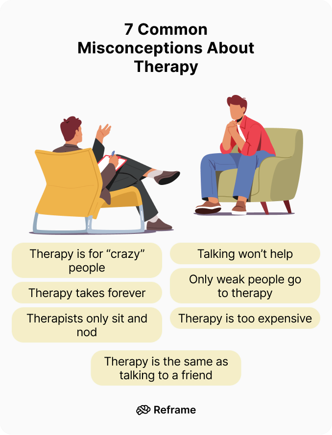 7 Common Misconceptions About Therapy