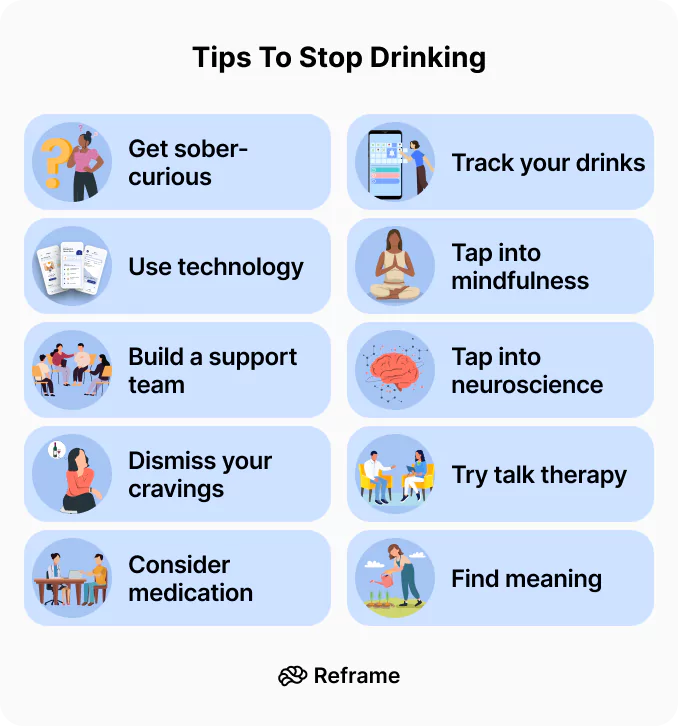 Tips To Stop Drinking
