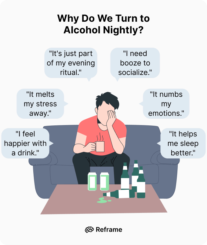 Why Do We Turn to Alcohol Nightly?