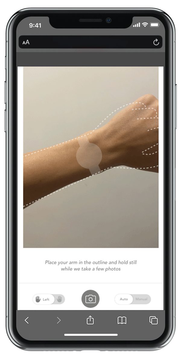Tangiblee on mobile with autocapture