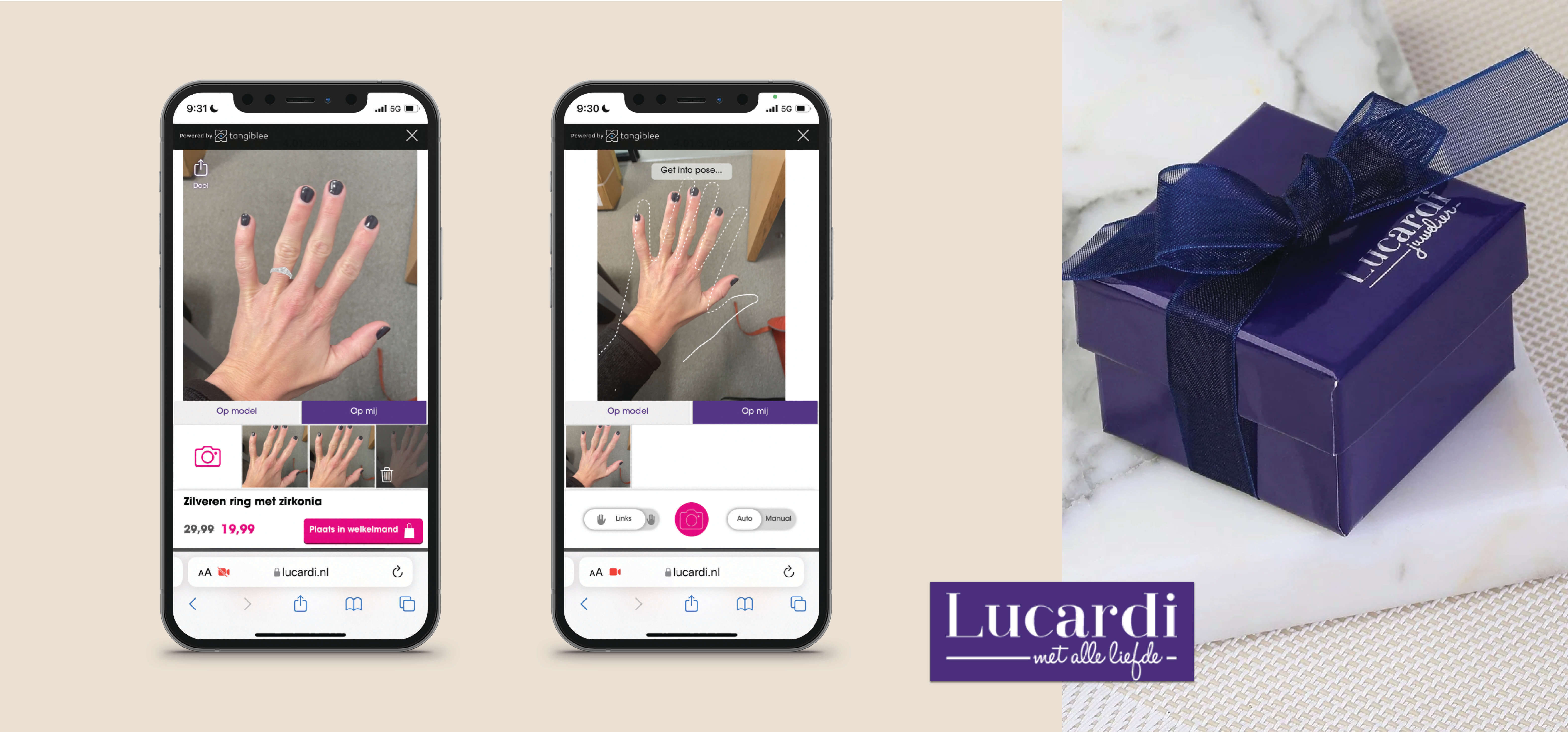 Lucardi Jeweler first in the Netherlands to offer Virtual Try-On, with tech partner Tangiblee