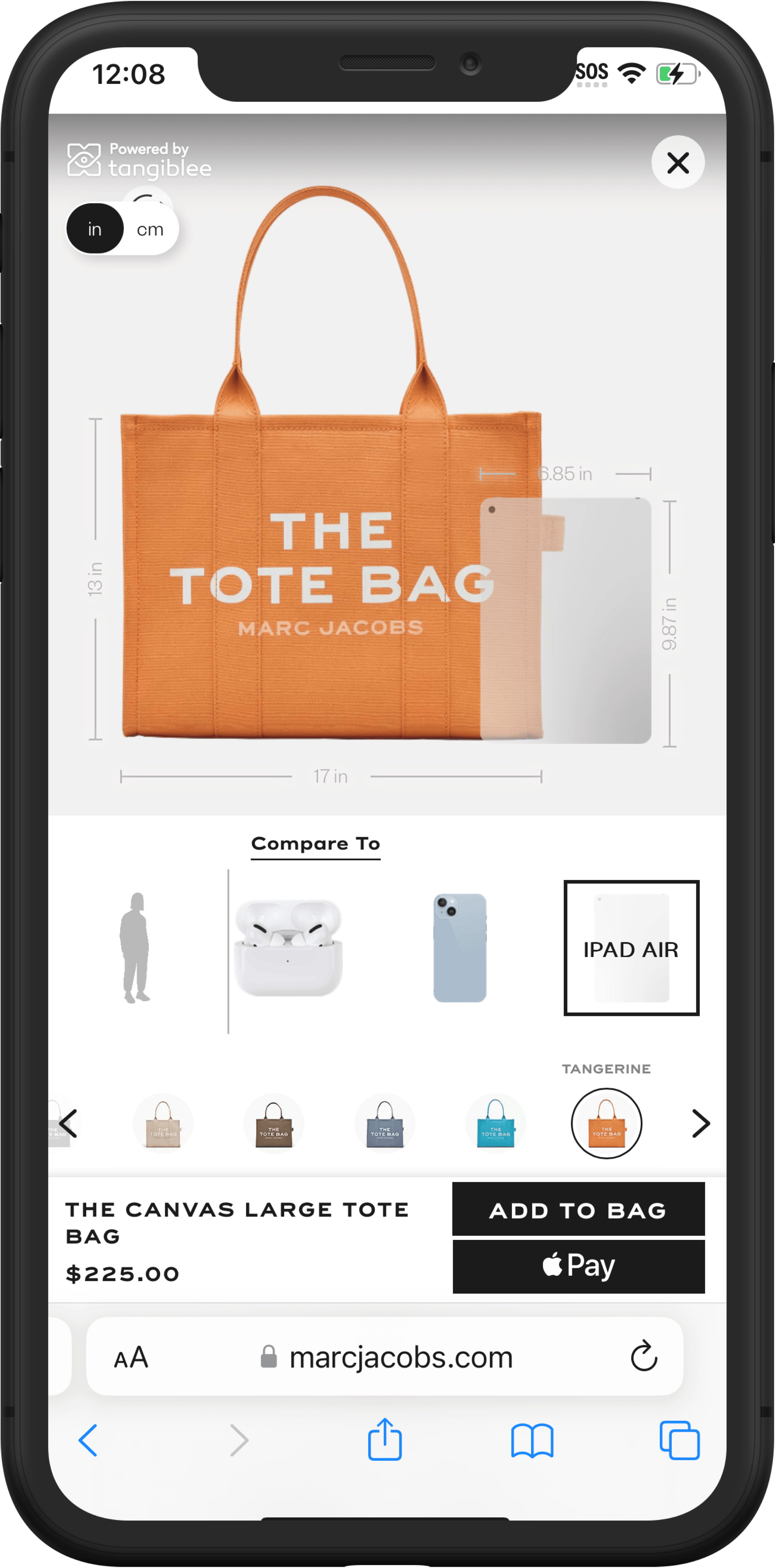 Marc Jacobs - Screenshot Detail 2 Mobile