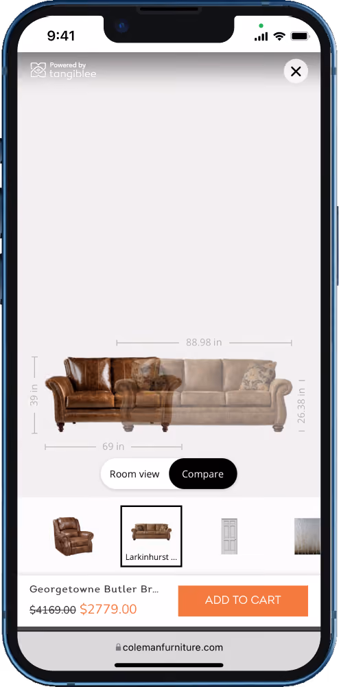 Coleman Furniture - Screenshot Detail 3 Mobile