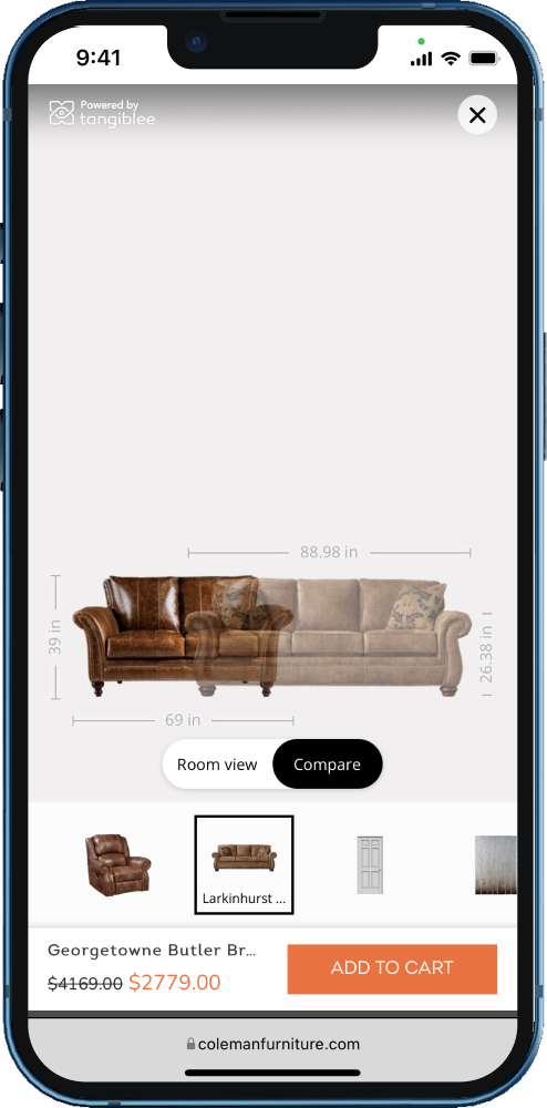 Coleman Furniture - Screenshot Detail 3 Mobile