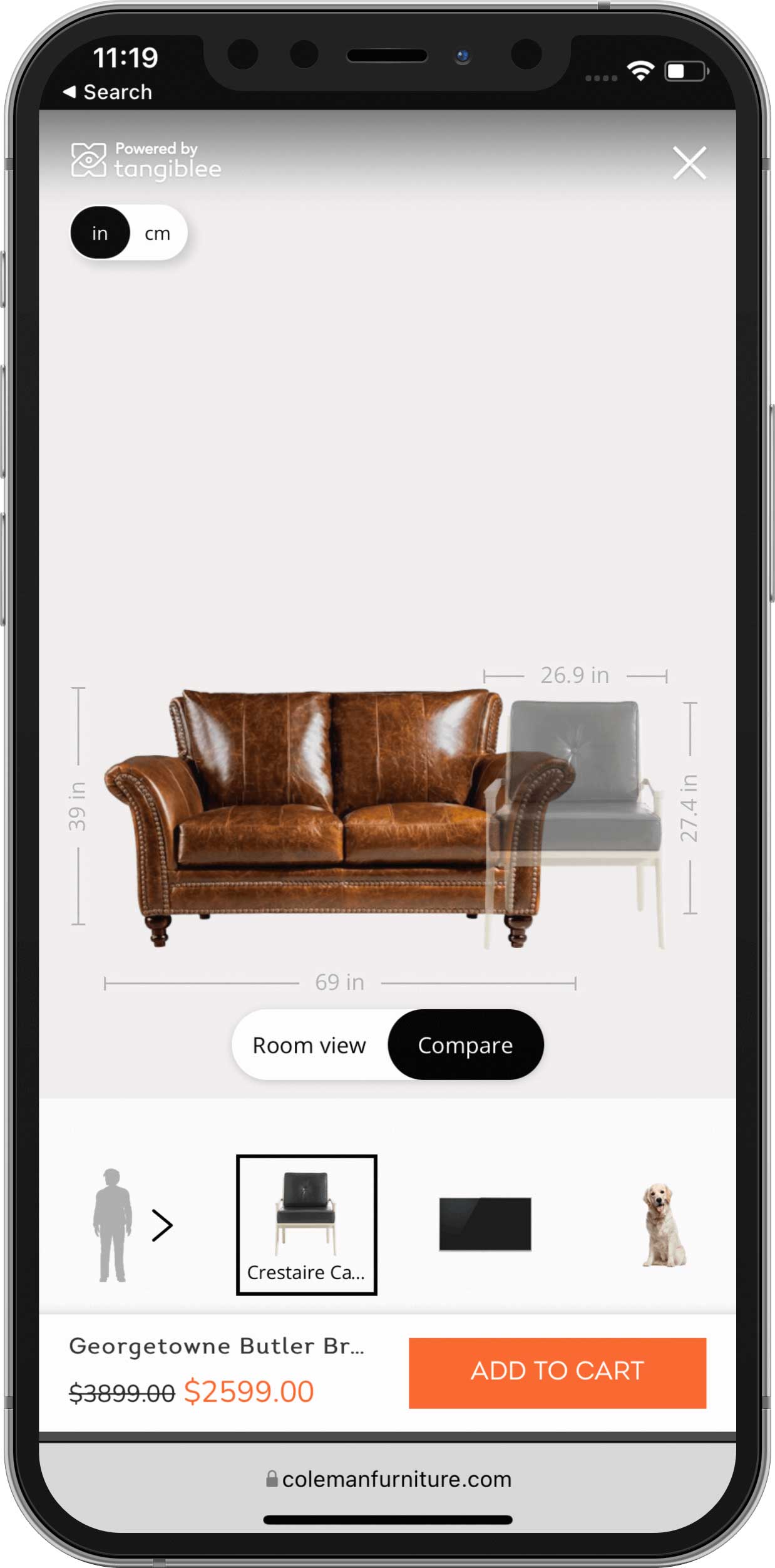 Coleman Furniture - Screenshot Detail 1 Mobile