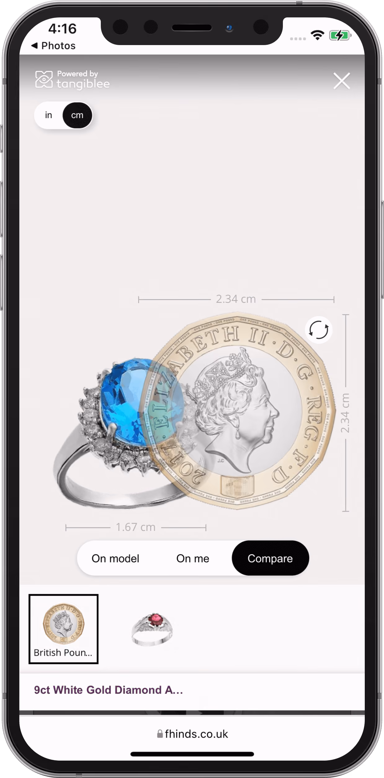 F. Hinds Jewellers - Screenshot Detail 3 Mobile