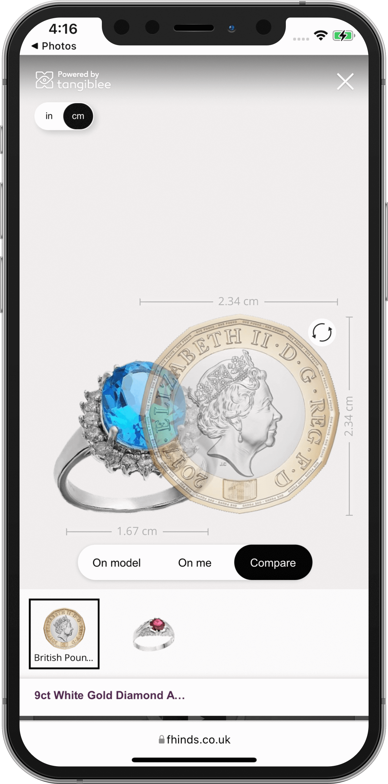 F. Hinds Jewellers - Screenshot Detail 3 Mobile