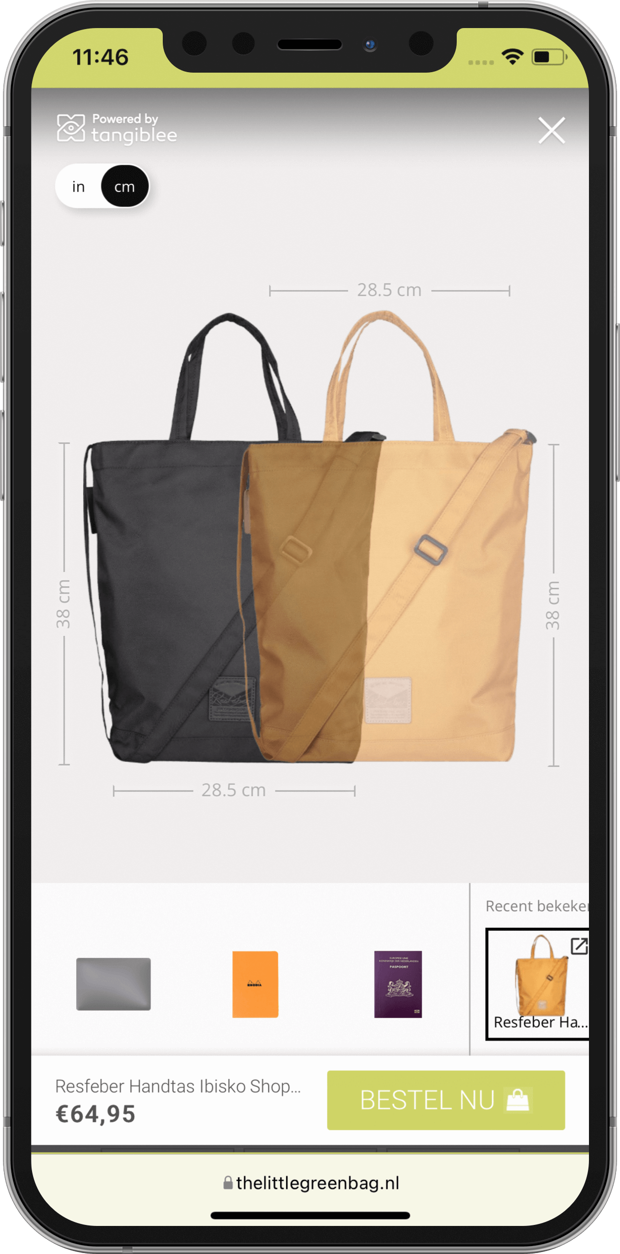 The Little Green Bag - Screenshot Detail 1 Mobile