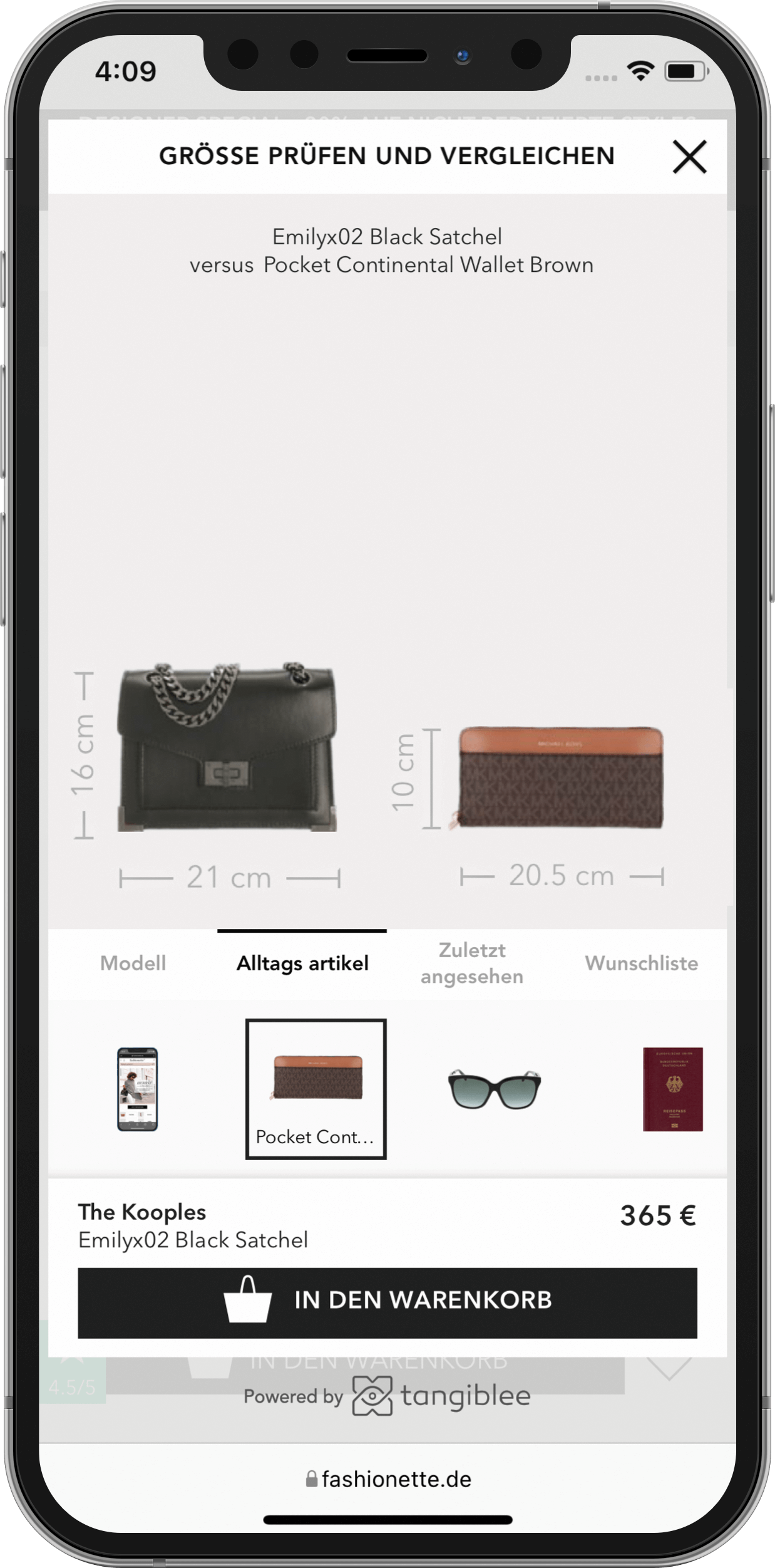 Fashionette - Screenshot Detail 3 Mobile
