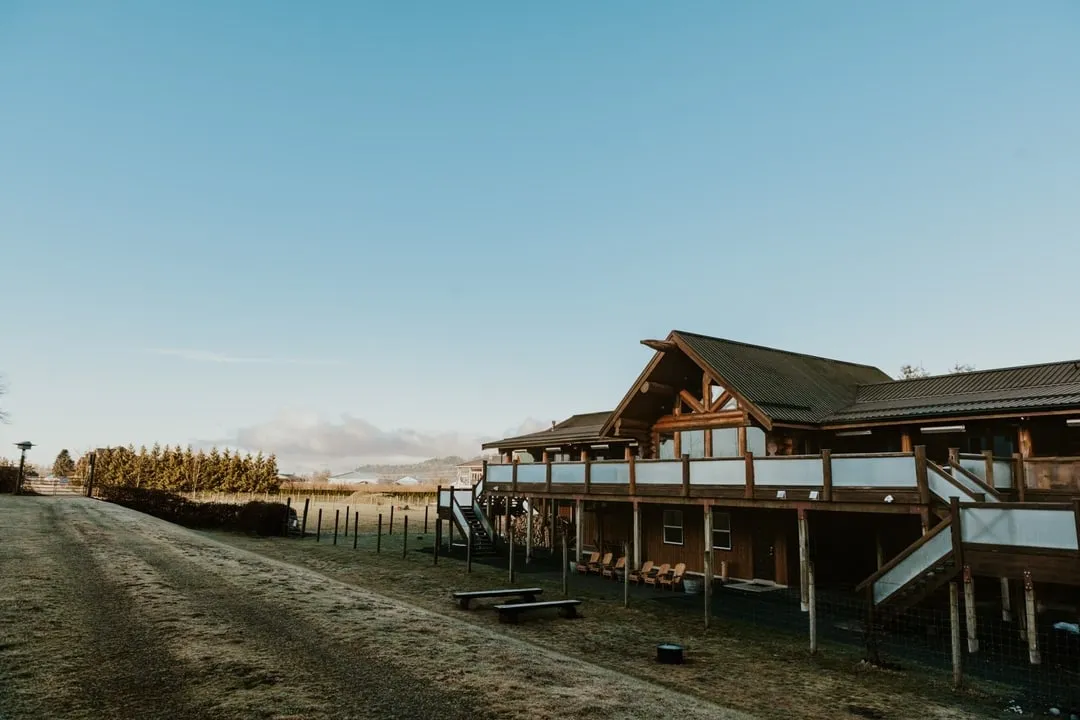 Fraser River Lodge with large veranda