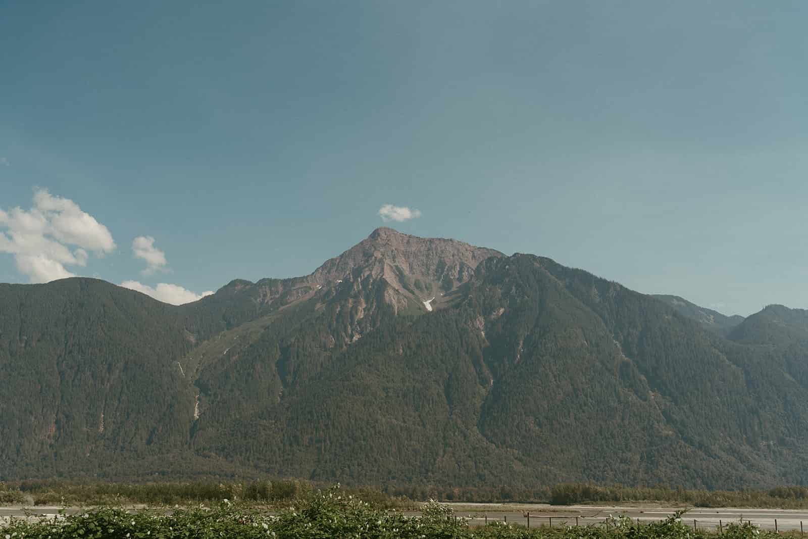 Mt. Cheam at the Fraser River Lodge