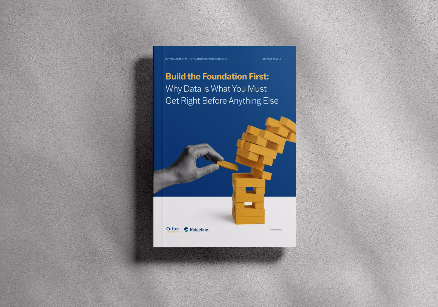 Build the Foundation First: Why Data Is What You Must Get Right Before Anything Else