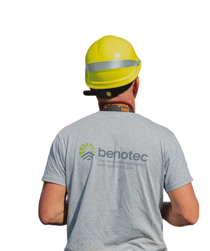 Gevelrenovatie Benotec werknemer