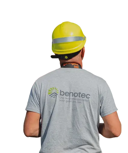 Gevelrenovatie Benotec werknemer